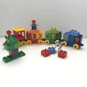 Lego 10558 Duplo Number Train Building Bricks Complete Blocks Figure Dog Toy